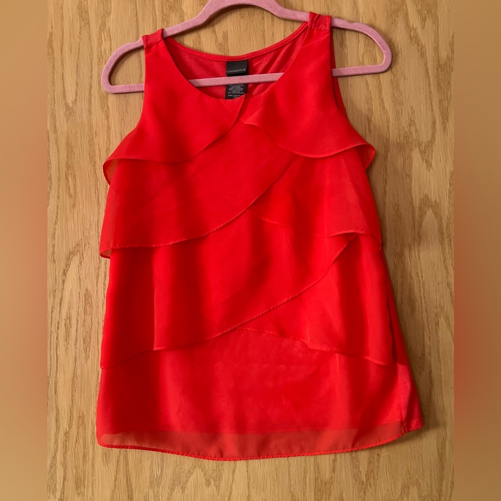 Covington Layered Sleeveless top. Size M